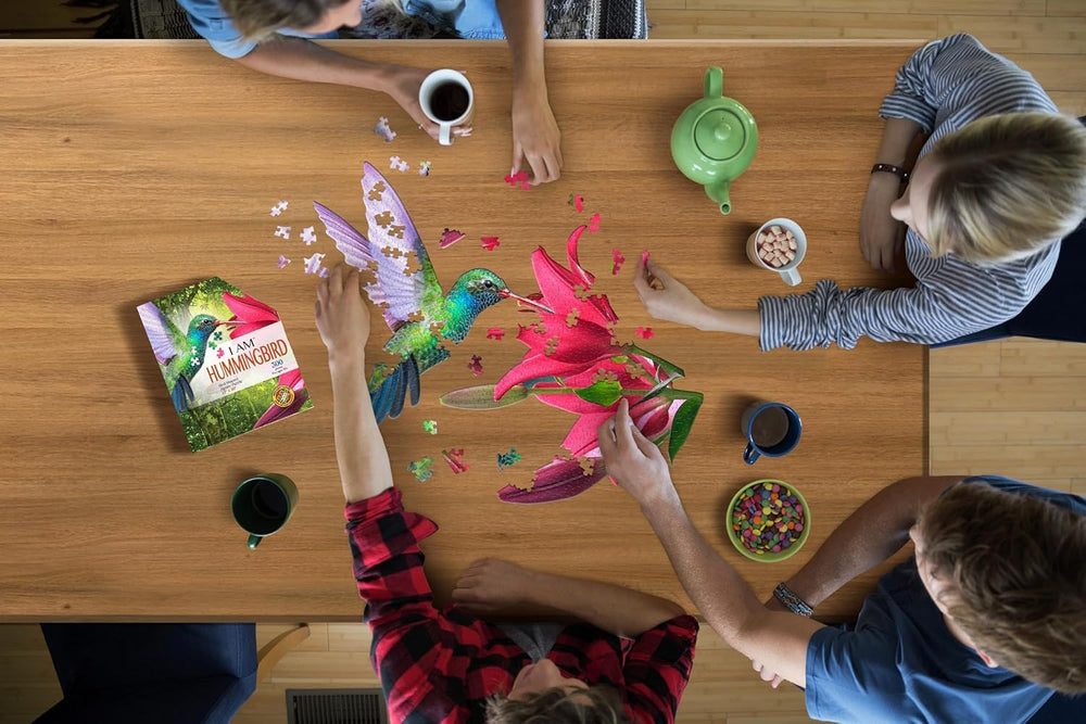 Madd Capp I Am Hummingbird 300-piece interlocking pieces with a glossy finish for a satisfying build.