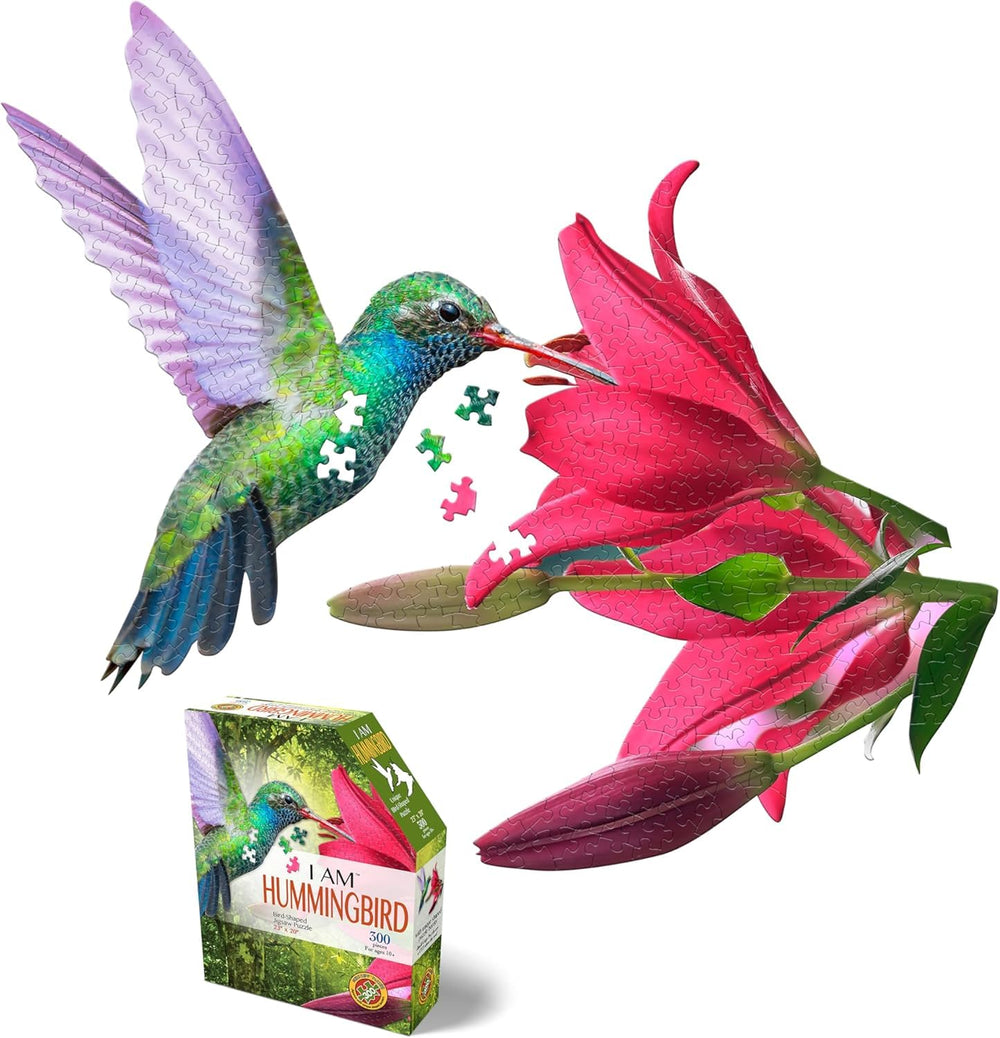Madd Capp I Am Hummingbird fold-out poster side for educational vibes while puzzling.