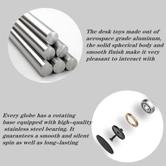 MADNIU aerospace-grade aluminum shell ensures durable, smooth spins
