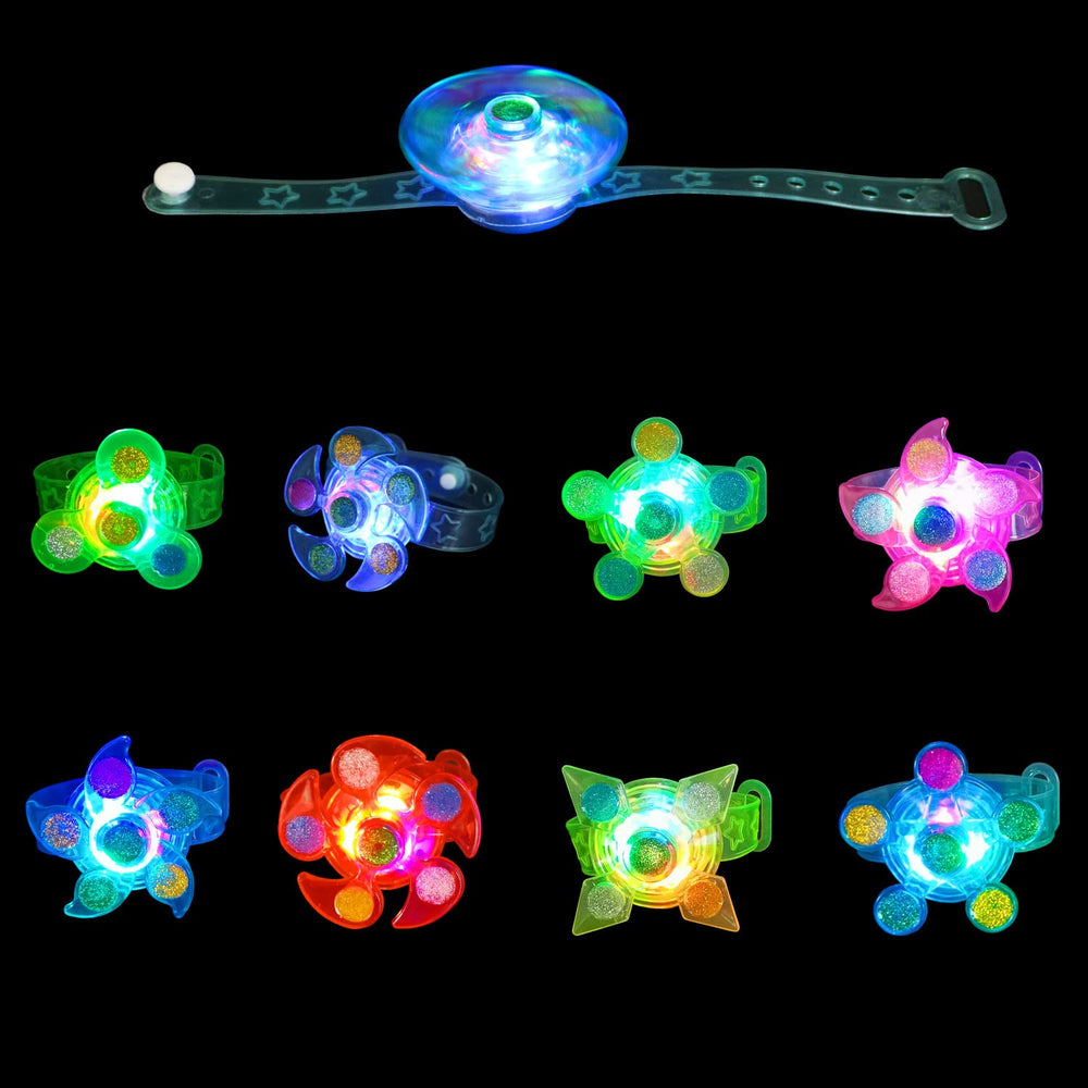 Maegawa light up bracelet spinner serves as a fun party favor.