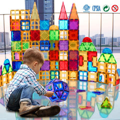 MAGBLOCK supports early learning in spatial reasoning and creativity