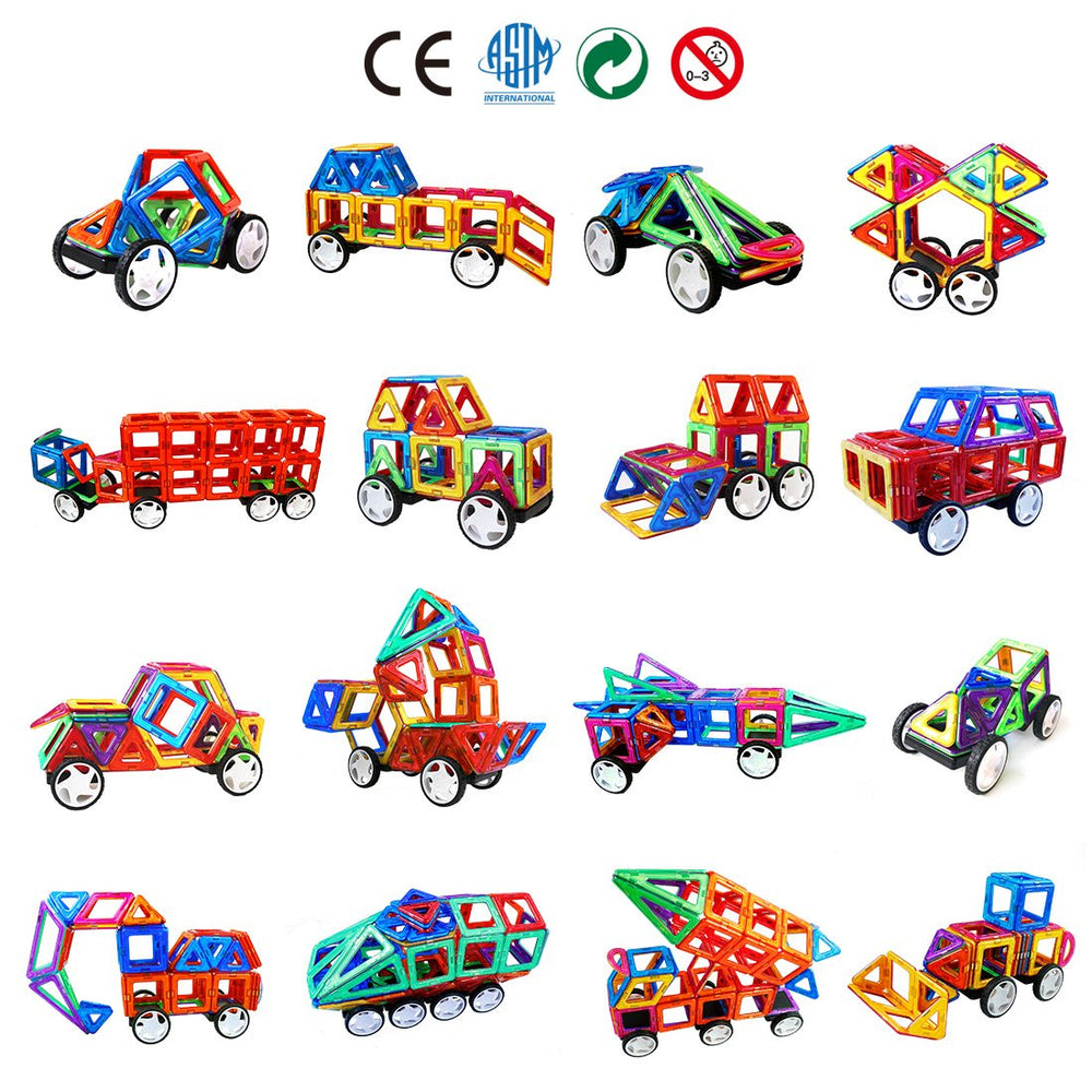 MAGBLOCK leaflet with car design examples to spark creativity
