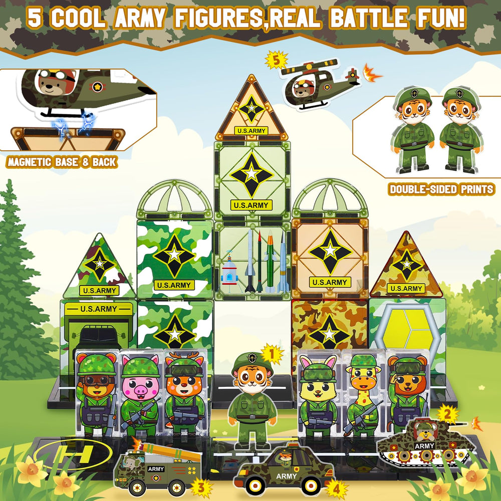 Magbubp explosive magnet cubes add puzzle elements for creative construction play.