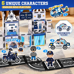 Magbubp magnetic-tiles-detailed-mission-board supports creative city-building.