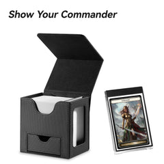 Mage Tech 35pt card holder and brick keeping the deck safe.
