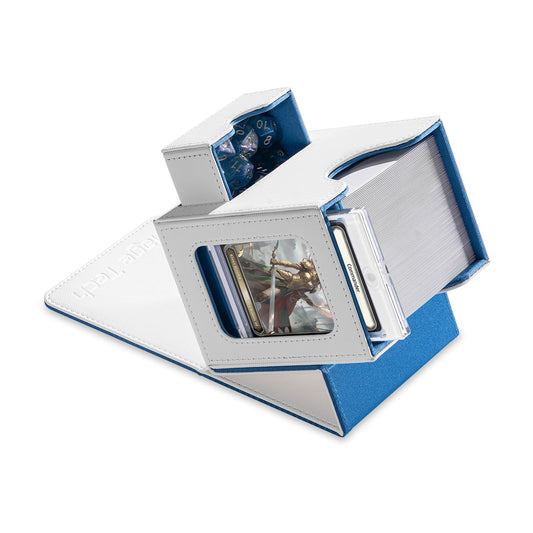 Mage Tech Card Deck Box shows the commander slot for display and safety.
