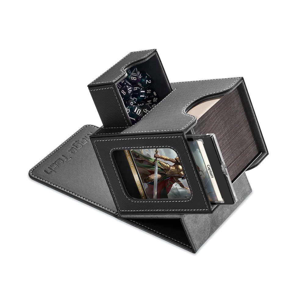 Mage Tech Commander slot securely displays your commander card.