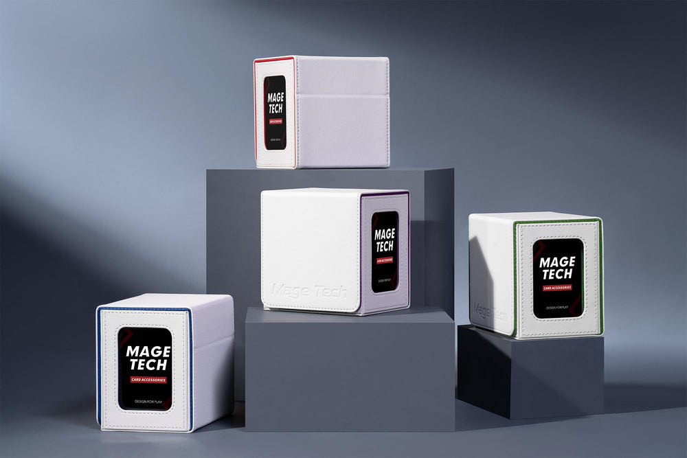 Mage Tech UV-protective holder guarding the Commander card against exposure
