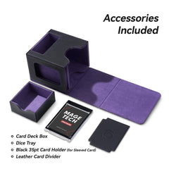 Mage Tech UV-protective holder preserving card colors and edges on the go