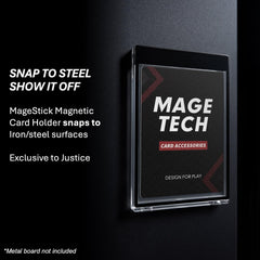 Mage Tech commander display slot highlights deck at a glance.