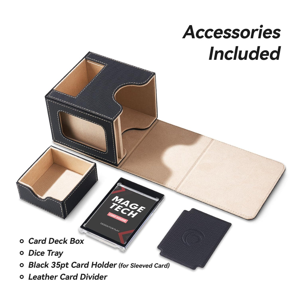 Mage Tech compact case keeps 100 double-sleeved cards organized