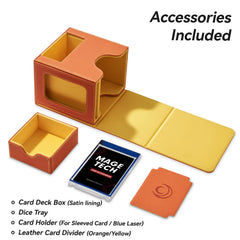 Mage Tech dice tray stores up to 50 dice for easy access.