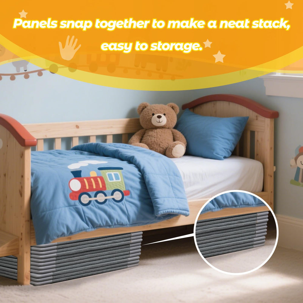 MageForts stackable design keeps panels tidy for fast cleanup and storage.
