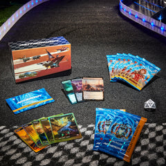 Magic: The Gathering Aetherdrift Finish Line Bundle full-art lands offer vivid landscapes for deck aesthetics
