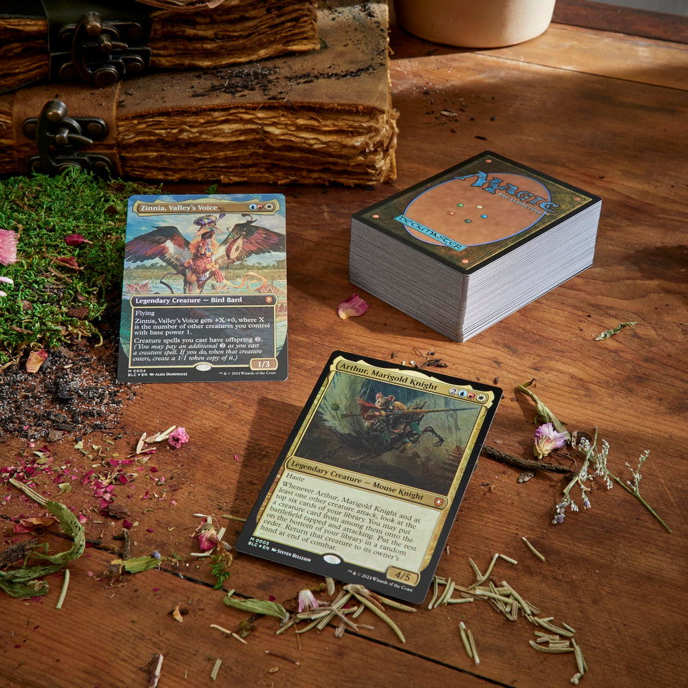 Magic: The Gathering Bloomburrow collector booster sample pack with rares