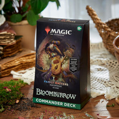 Magic: The Gathering Bloomburrow deck spread highlighting colorful cards and playful theme