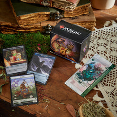 Magic: The Gathering Bloomburrow strategy insert and reference card included for quick rules