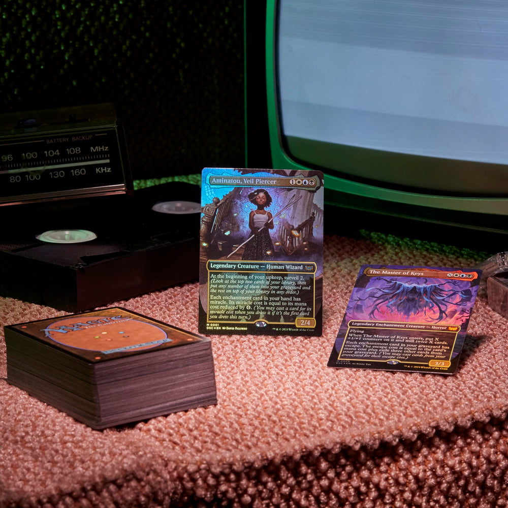 Magic: The Gathering Duskmourn miracle worker cards highlight dramatic moments.