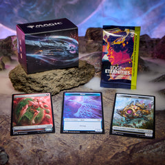 Magic: The Gathering Edge of Eternities Counter Intelligence deck box stores cards securely.