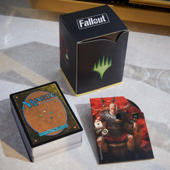 Magic Fallout Collector Booster Sample Pack showing two special treatments and Extended-Art card.