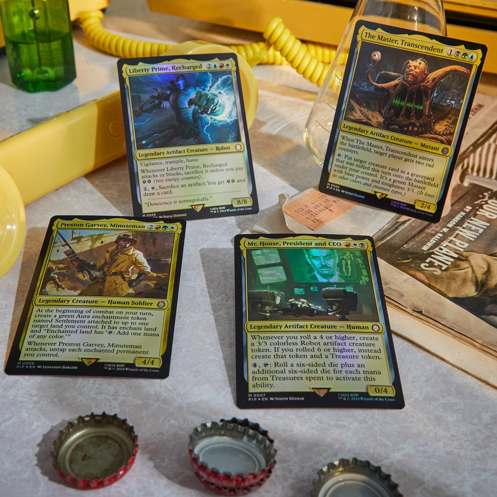 Magic Fallout Commander mutant-menace deck presenting black-green-blue colors for disruption.