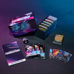 Borderless and Full-Art Lands from the Foundations set for visual appeal