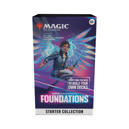 Magic Foundations Starter Collection box front showing variety for quick deck building
