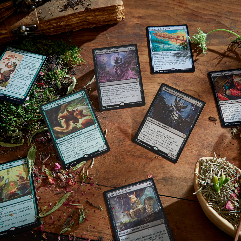 Magic The Gathering deck box inside view shows sturdy storage for sleeved cards