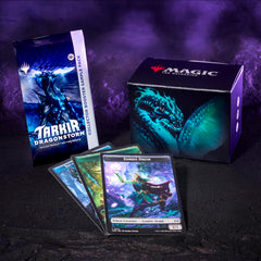Magic: The Gathering Tarkir Dragonstorm Collector Booster Sample Pack—introduces rare alt-border cards.
