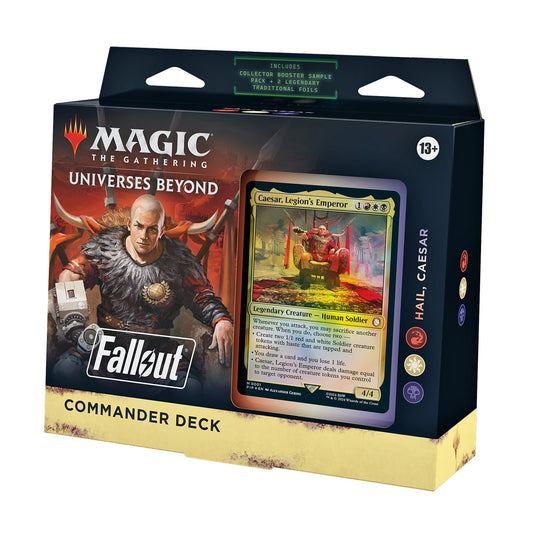 Magic: The Gathering Fallout Hail Caesar deck front view, ready to play.