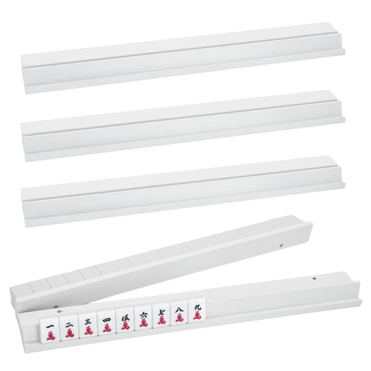 Magic Sewing Machine mahjong rack with magnetic pusher for secure gameplay