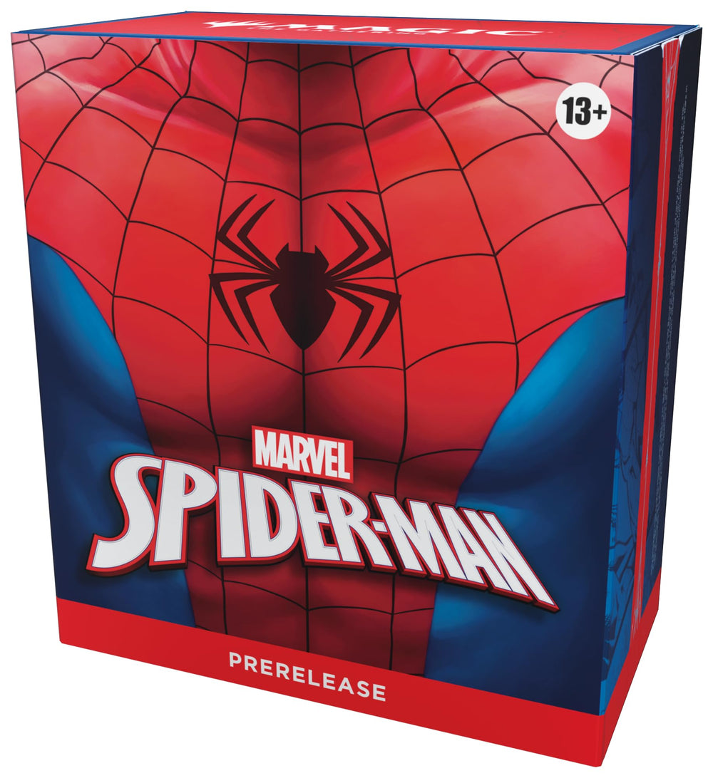 Magic: The Gathering Marvel Spider-Man prerelease boosters showcase collectible cards and excitement