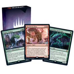 Magic: The Gathering reference cards show turn order and combat basics.