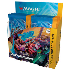 Magic: The Gathering Aetherdrift box topper foil, a gleaming centerpiece for your collection.