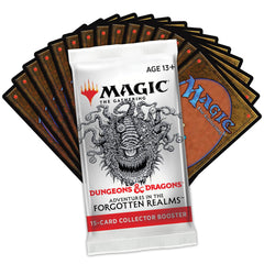 Magic: The Gathering AFR traditional foils catching light during play.