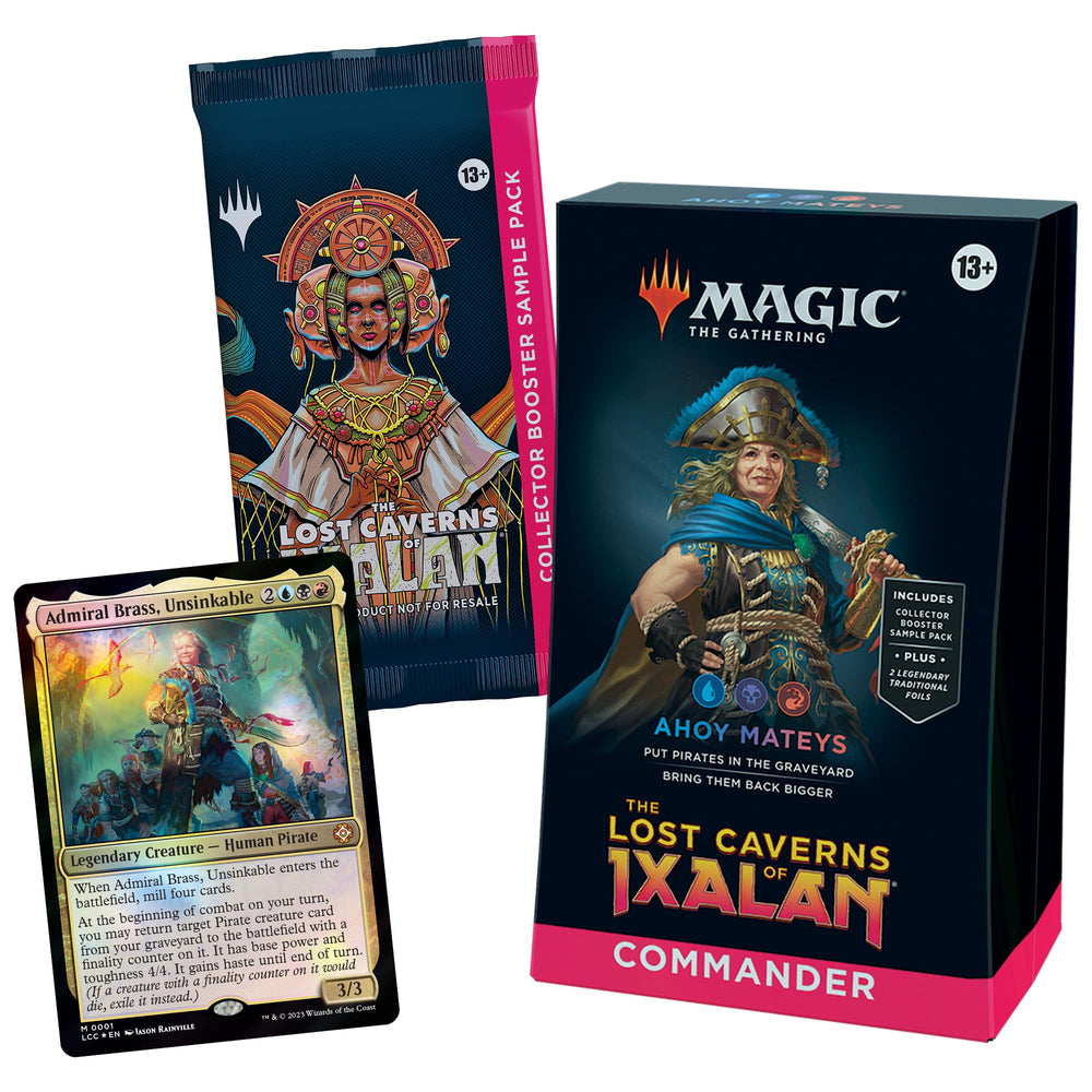 Magic: The Gathering Ahoy Mateys foil-etched display commander with premium collectible look.