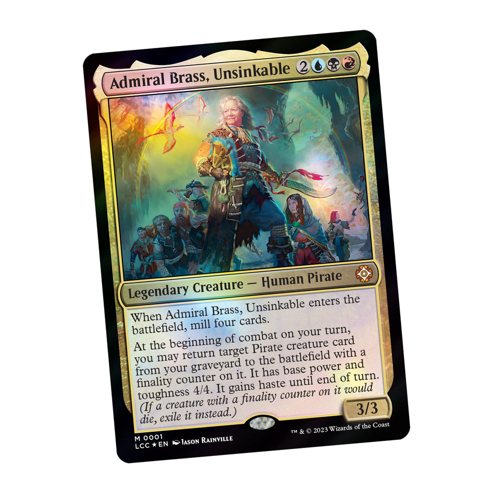Magic: The Gathering Ahoy Mateys strategy insert offers quick play tips.