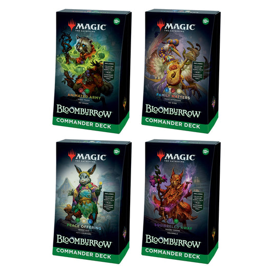 Magic: The Gathering Bloomburrow Animated Army deck art ready for dynamic multiplayer battles.
