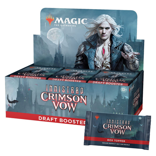 Magic: The Gathering Innistrad Crimson Vow draft booster box with 36 packs for immersive drafting.