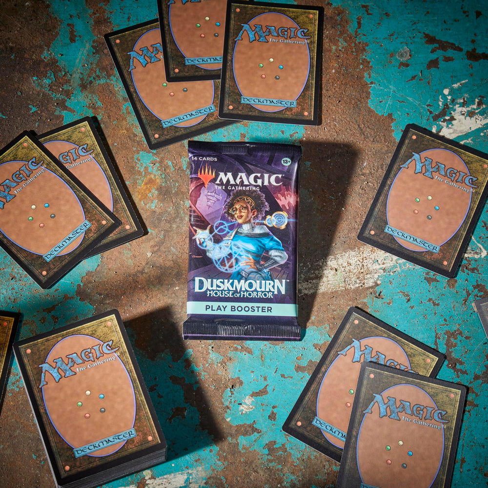 Magic: The Gathering Duskmourn art card featuring haunting artwork for display