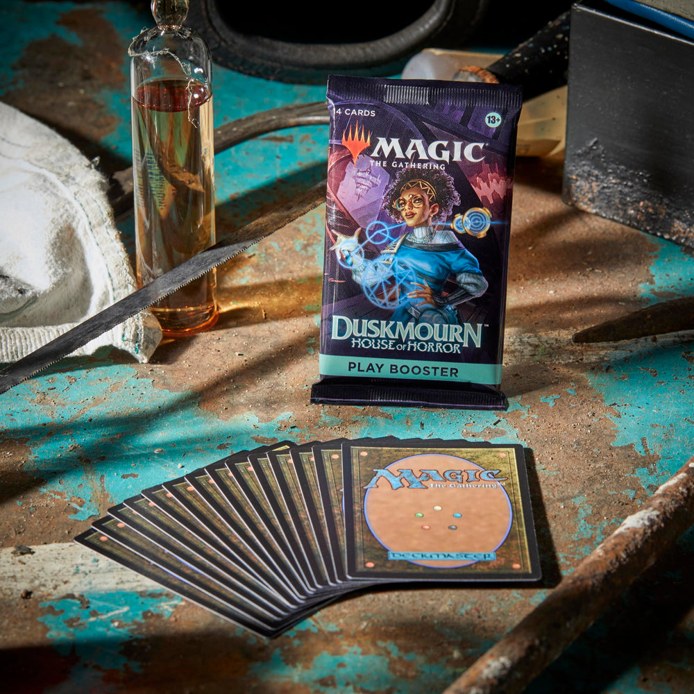 Magic: The Gathering Duskmourn foil card highlight with shimmering finish