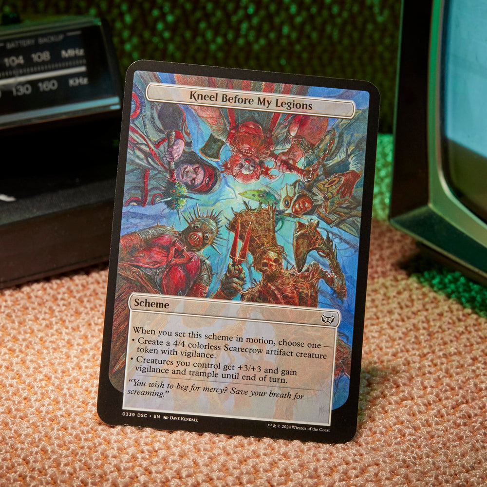Magic: The Gathering Duskmourn strategy insert supports quick learning and strategy recall.