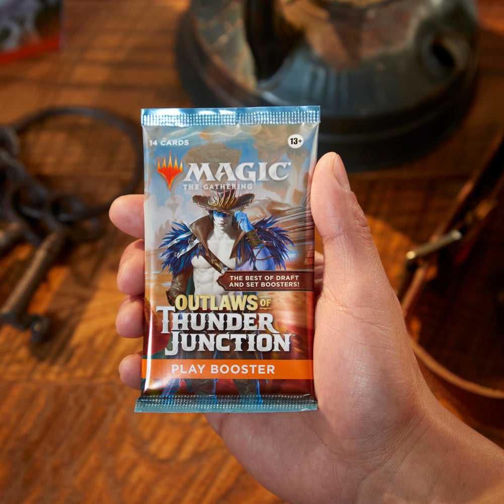 Magic: The Gathering Outlaws Thunder Junction foil borderless mythic hint