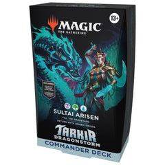 Magic: The Gathering Tarkir Dragonstorm deck box keeps cards safe and ready for gameplay