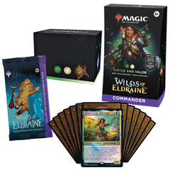 Magic: The Gathering Wilds of Eldraine Collector Booster Sample Pack with rare and foil cards