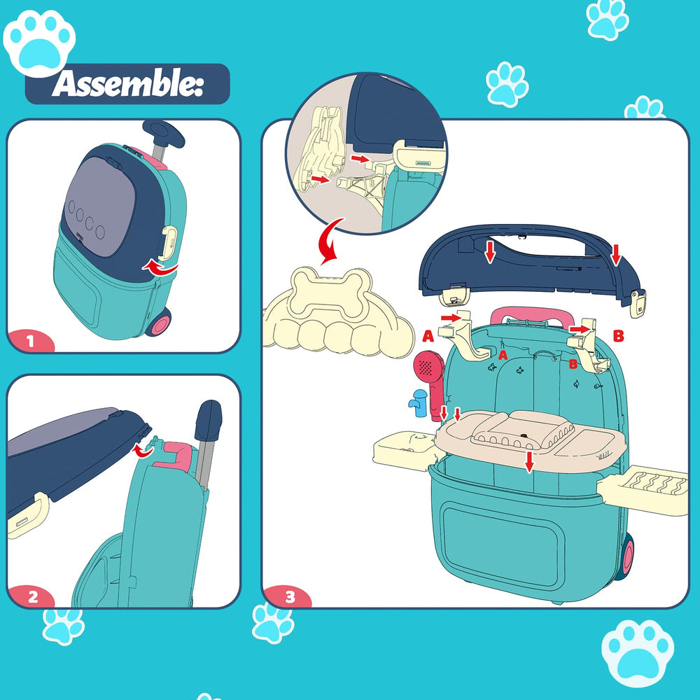 Magic4U food bowl and pet food promote feeding pretend play