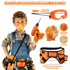 Magic4U electric drill in action for realistic pretend play.