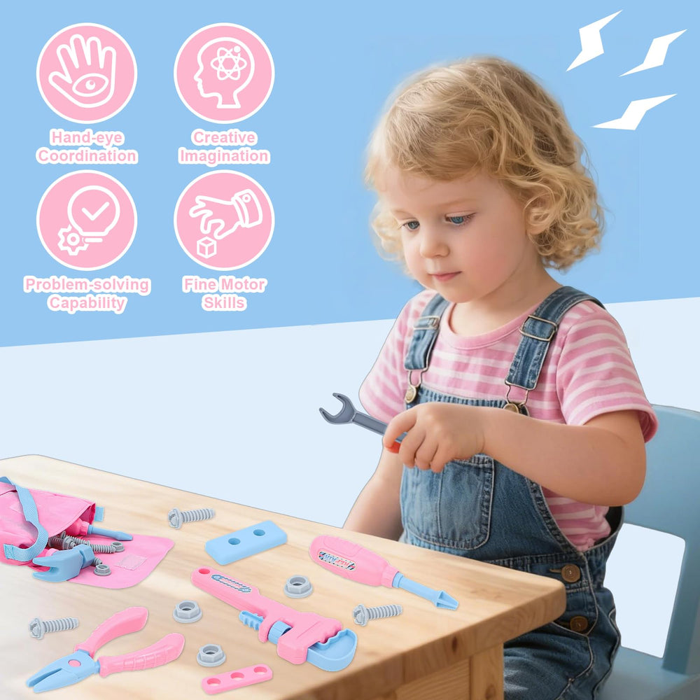 Magic4U open-end wrench for realistic fixing play and problem solving