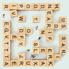 Magicfly ready-to-use tiles for crossword puzzles and home education activities.