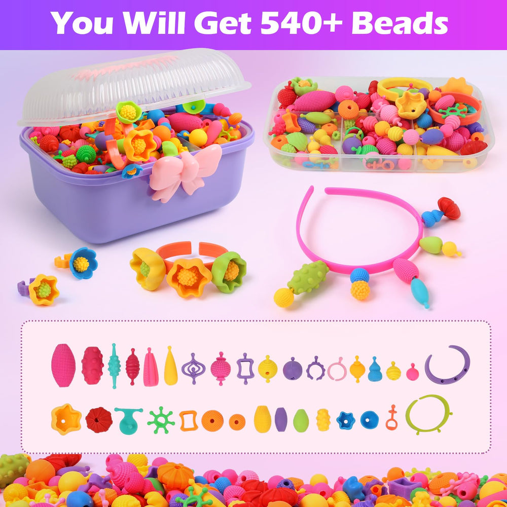 MagicKidz Child-Safe Plastic Beads emphasize safety and durability for active play